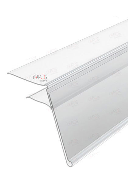 Ценникодержатель для стеклянных полок GLS39