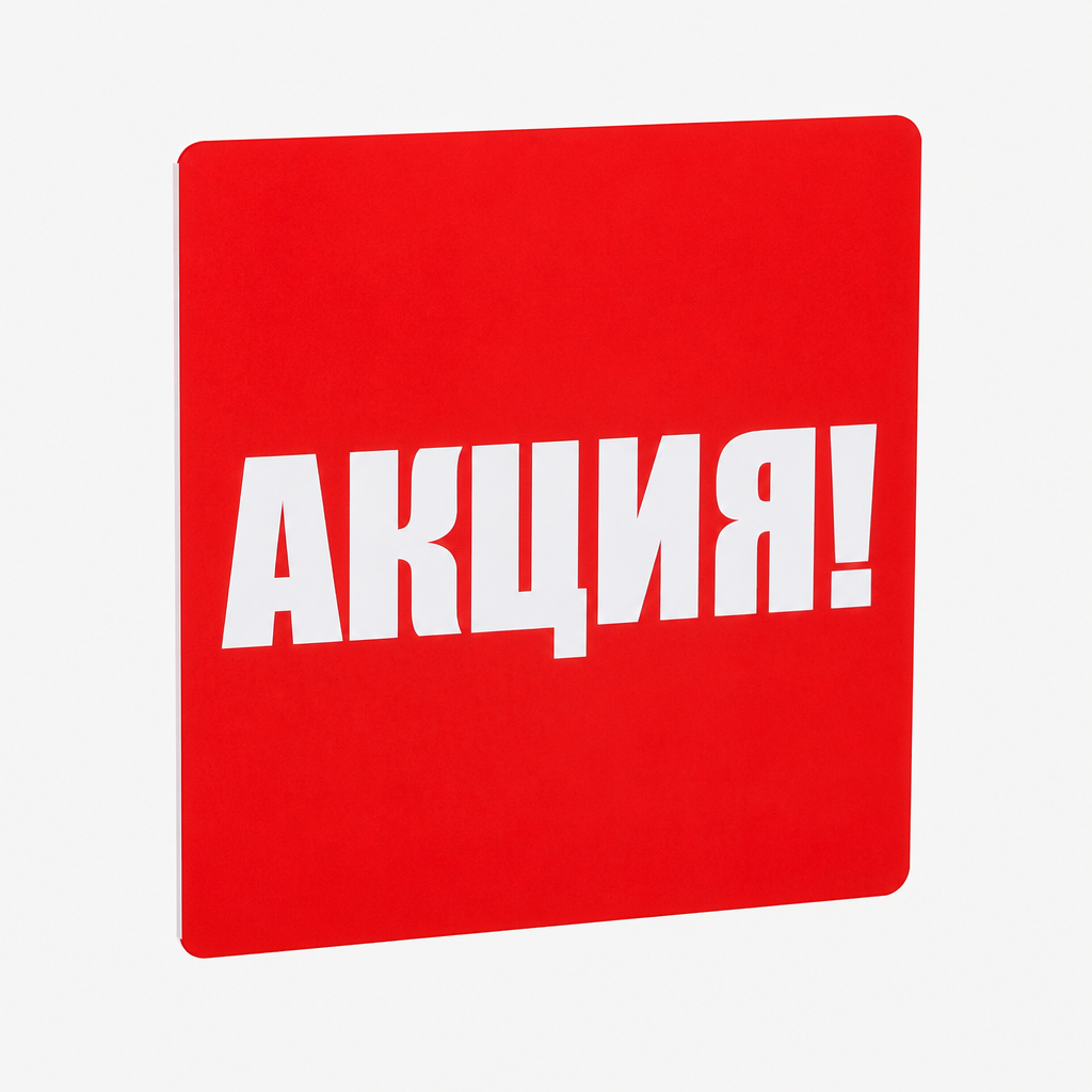 Шелфтокер (полочный выделитель) «АКЦИЯ» 80х80 мм