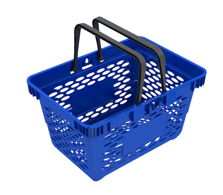 Корзина пластиковая с 2 пластиковыми ручками CLASSIC