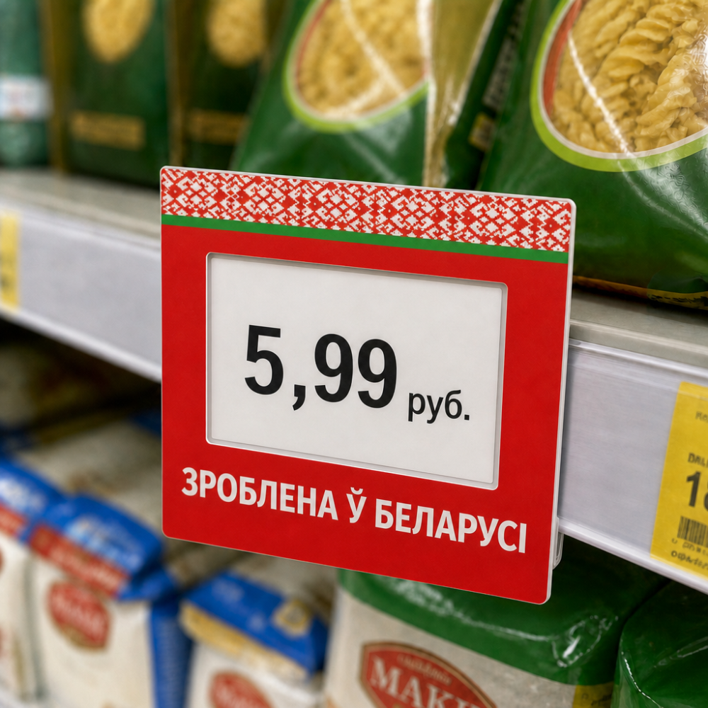 Шелфтокер (полочный выделитель) «ЗРОБЛЕНА ў БЕЛАРУСI»