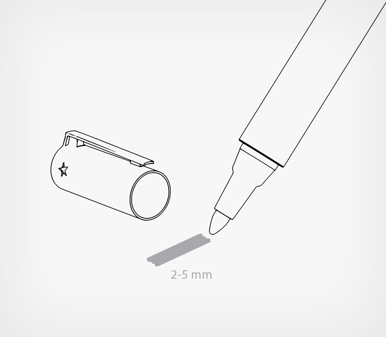 marker melovoj na-vodnoj osnove creta 5