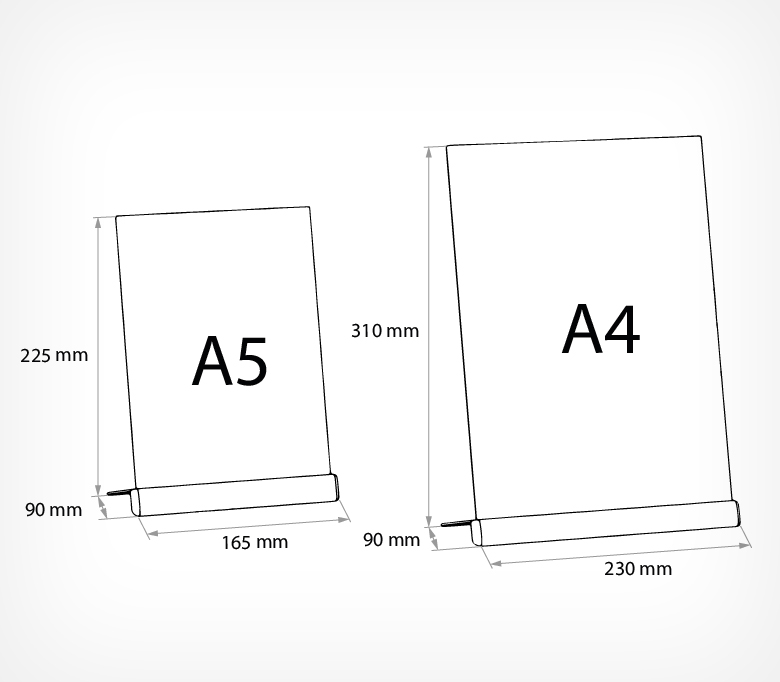 Менюхолдер SIGNHOLDER ALU-stand