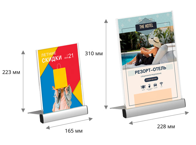 Менюхолдер SIGNHOLDER ALU-stand