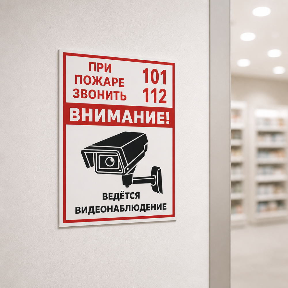 Наклейки информационные