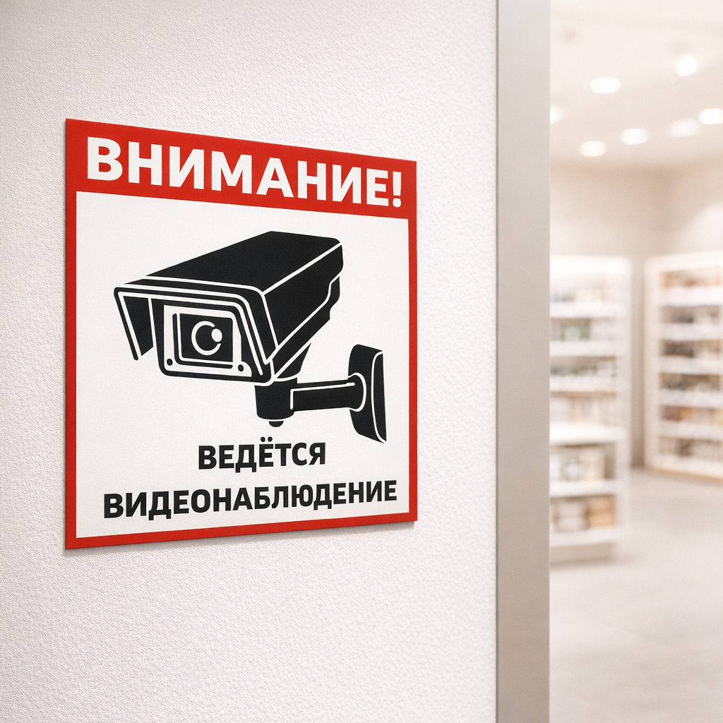 Наклейки информационные - hover