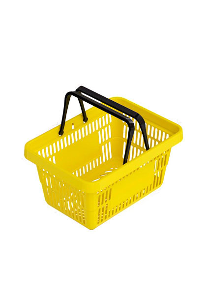 Корзина пластиковая усиленная с 2 пластиковыми ручками