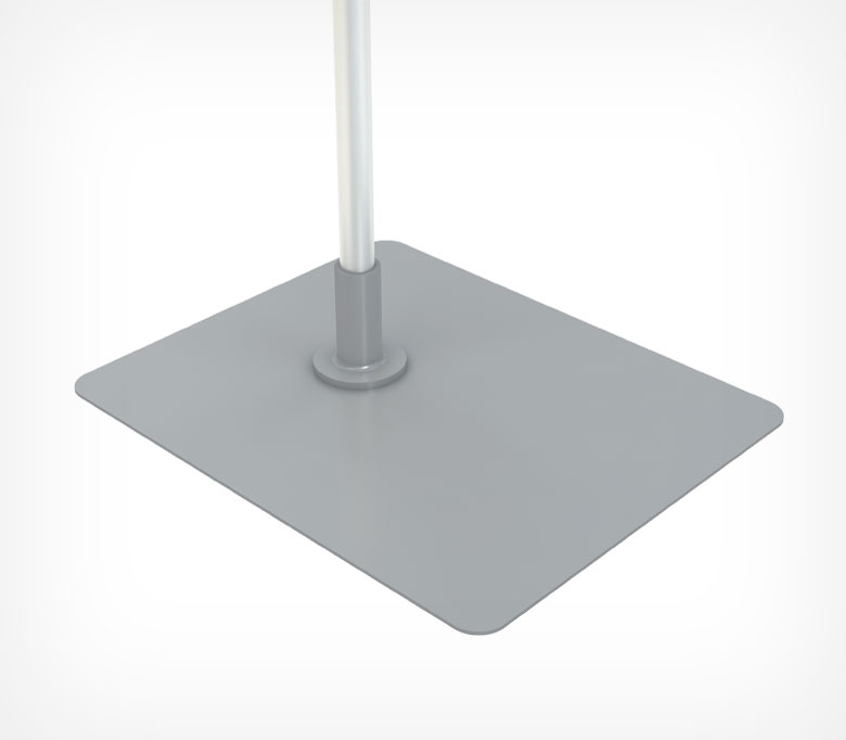 Прямоугольная металлическая подставка (основание)