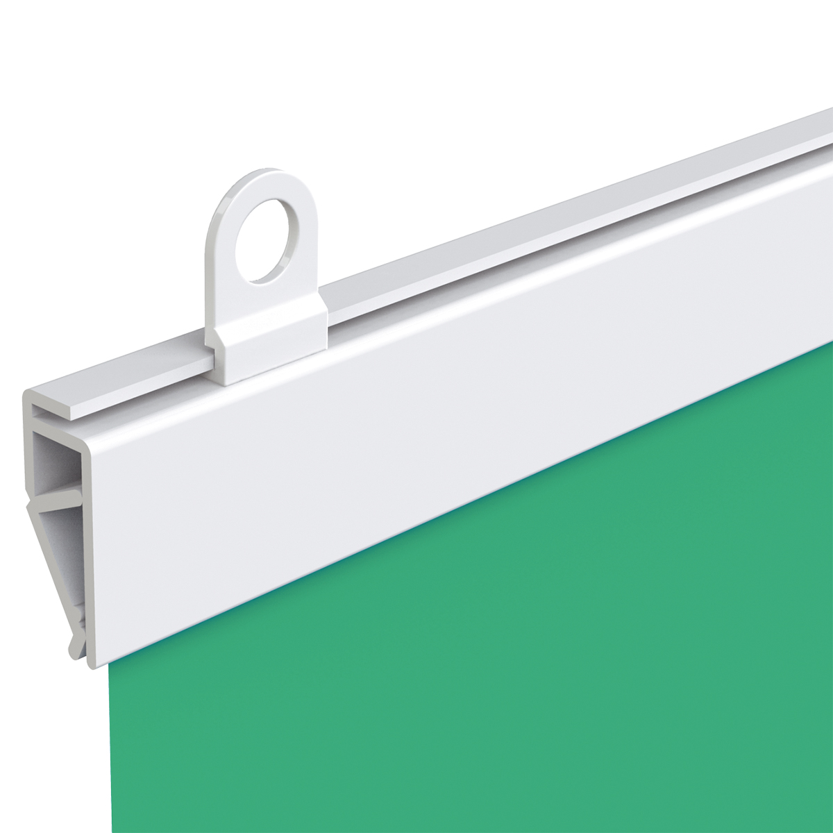 Пластиковый защёлкивающийся клик-профиль