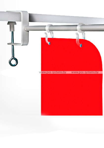 Держатель вывески (или рамки) на струбцине