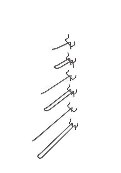 Крючок торговый двойной с ценникодержателем