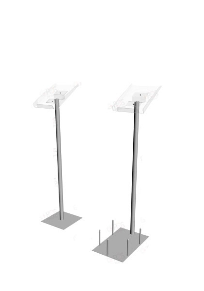 Информационная стойка 100 см высотой