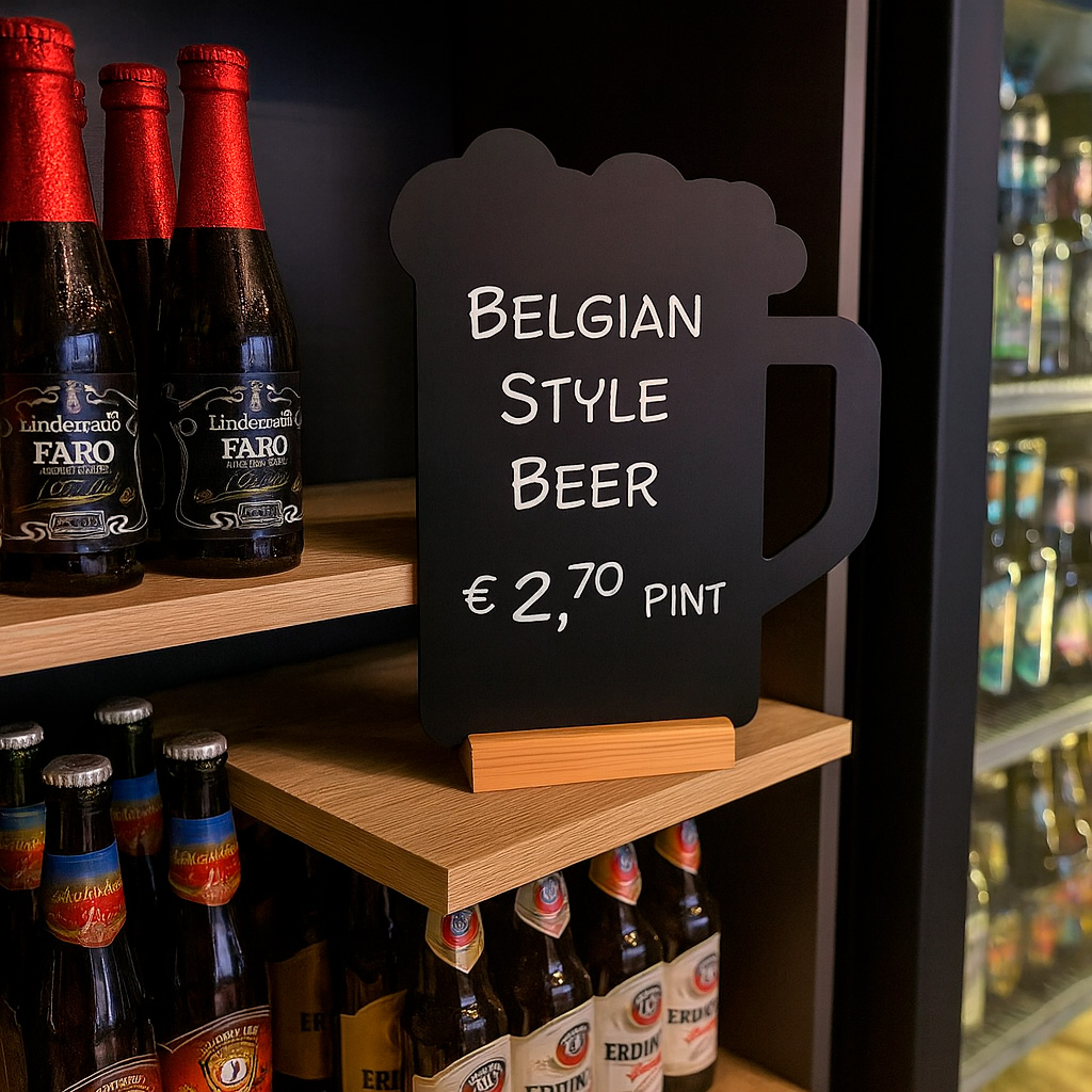 Тейбл-тент меловой  «Пиво» + маркер - hover