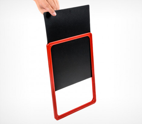 Чёрная табличка для нанесения надписей А1-А5