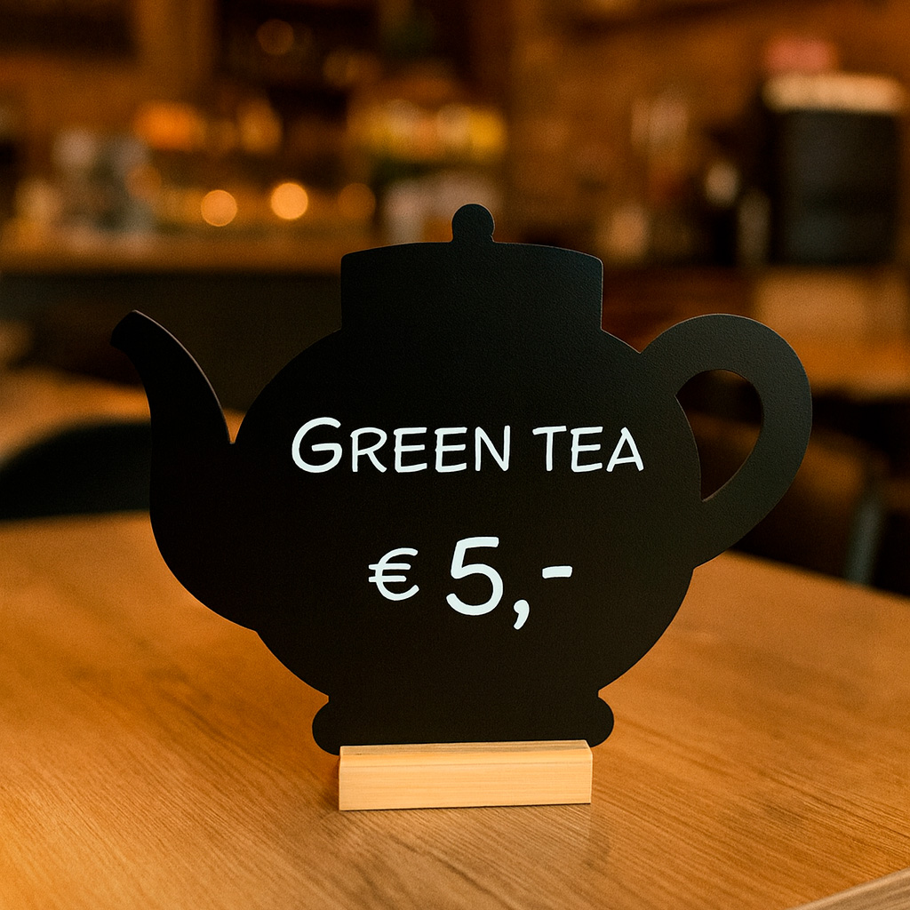 Тейбл-тент меловой  «Чайник» + маркер - hover