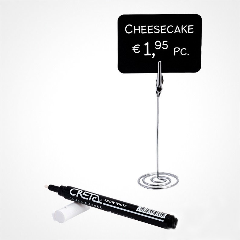 Набор держателей ценников со спиральным основанием