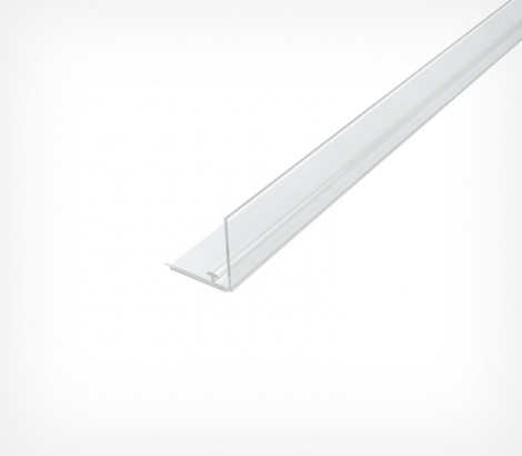 Ограничитель передний пластиковый высотой 30 мм с Т-профилем