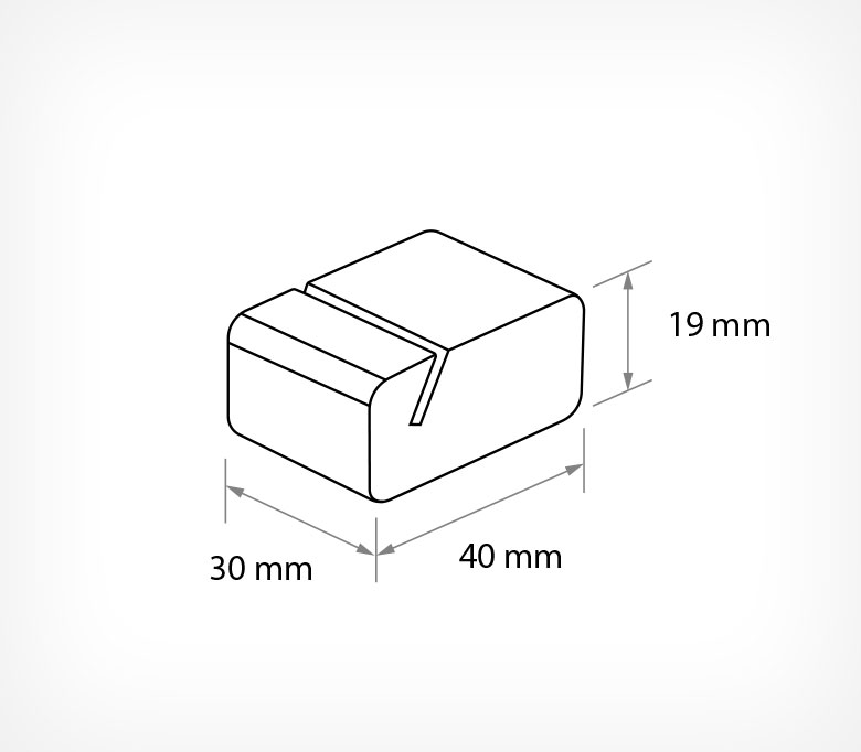 Ценникодержатель-подставка деревянная