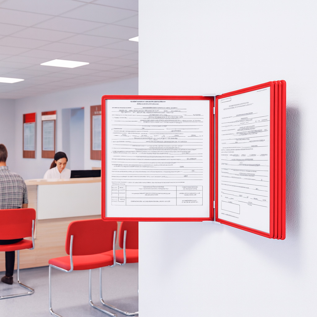 Перекидные информационные системы настенные - hover