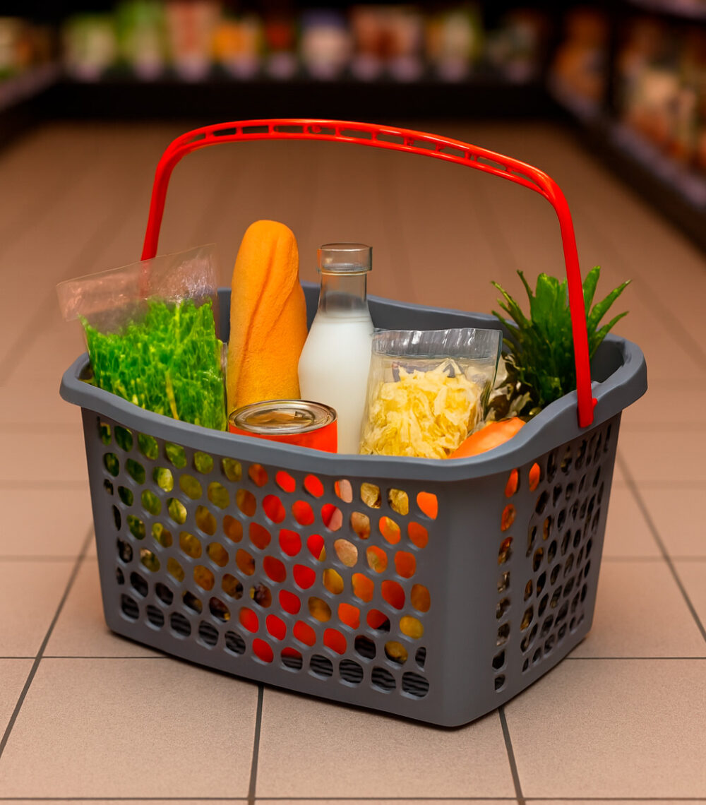 Пластиковая покупательская корзина TANGO